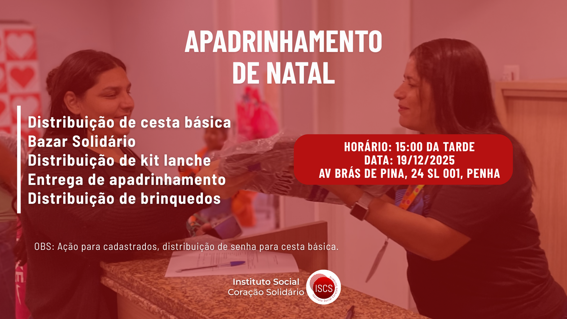 Apadrinhamento de Natal 2025